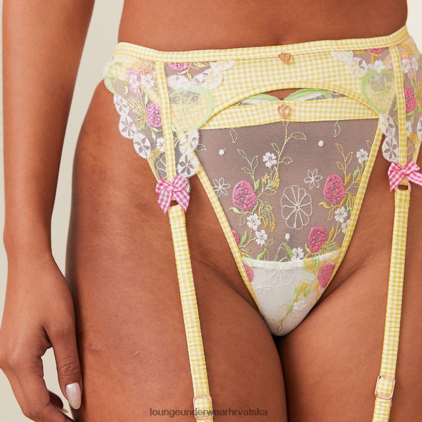 hr Lounge žene adelina intimni set žuta boja N0V4DZ354 donje rublje - Image 14