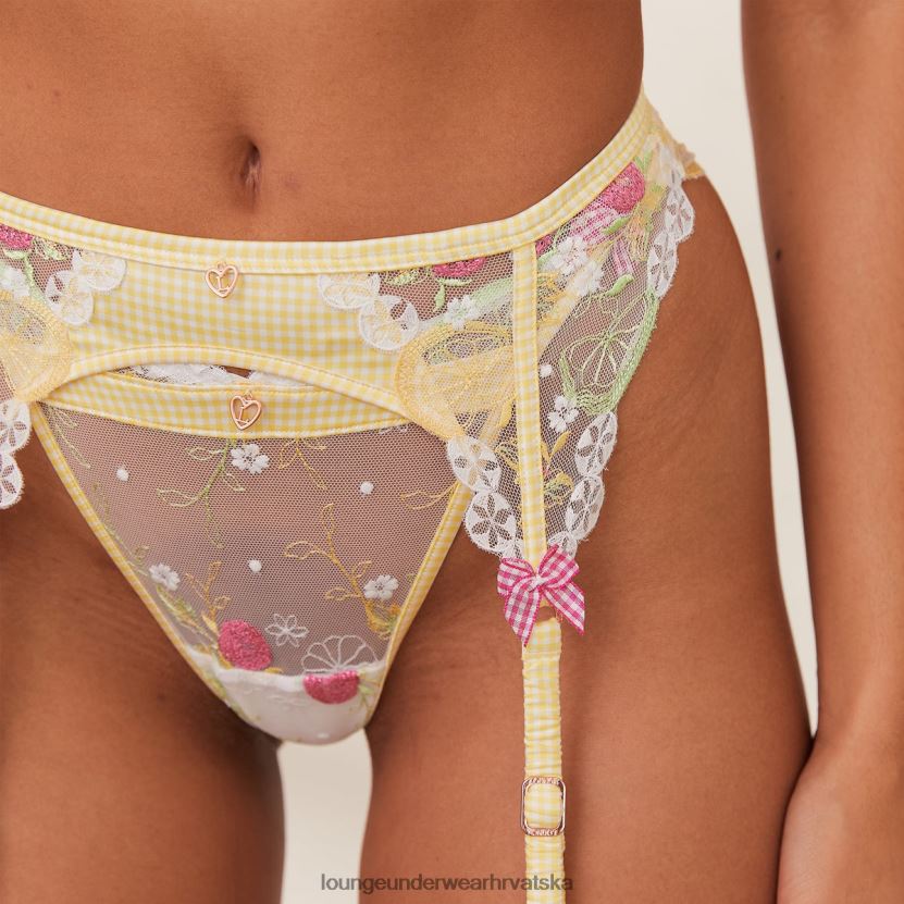 hr Lounge žene adelina intimni set žuta boja N0V4DZ354 donje rublje - Image 4