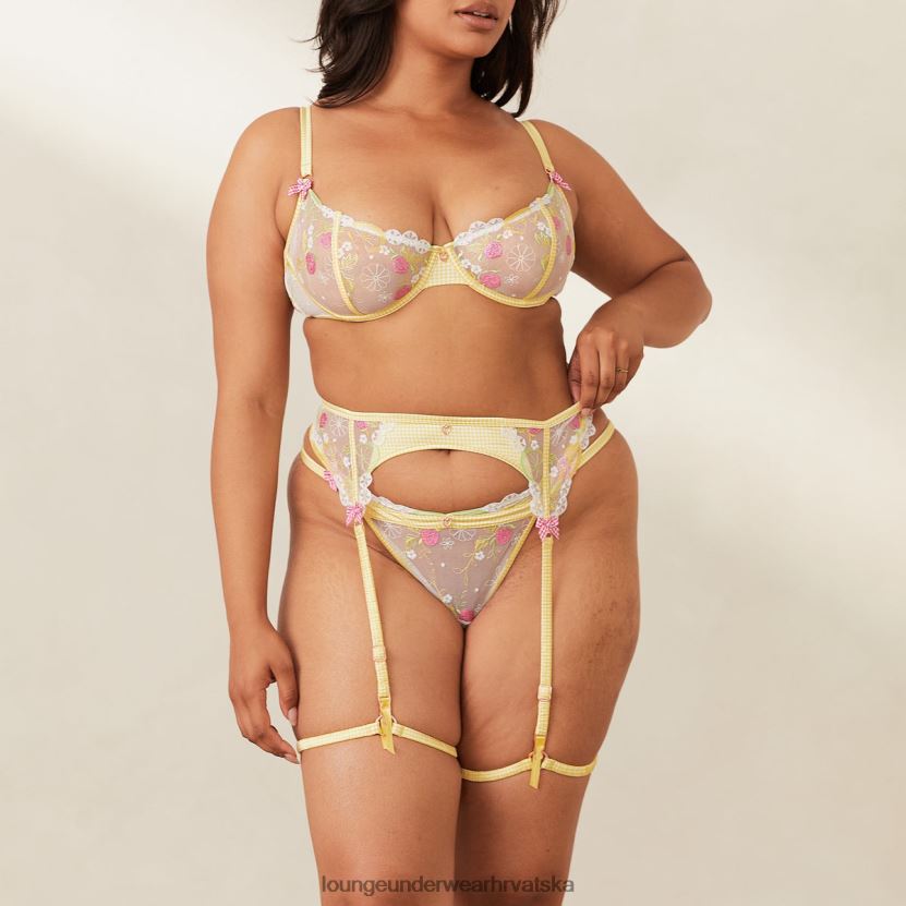 hr Lounge žene adelina intimni set žuta boja N0V4DZ354 donje rublje - Image 9