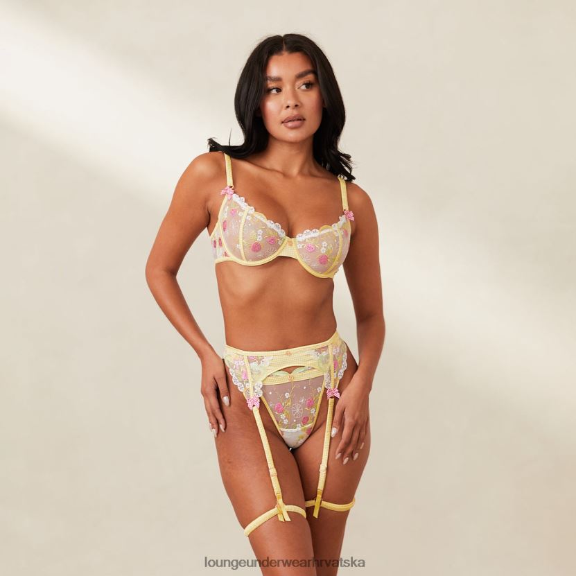 hr Lounge žene adelina intimni set žuta boja N0V4DZ354 donje rublje - Image 1