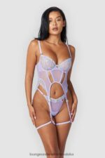 hr Lounge žene amelia intimni set lila N0V4DZ520 donje rublje - Image 5