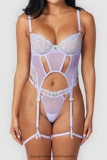 hr Lounge žene amelia intimni set lila N0V4DZ520 donje rublje - Image 8