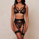 hr Lounge žene athena intimni set crno N0V4DZ651 donje rublje