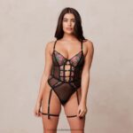 hr Lounge žene brooke bodi crno N0V4DZ338 donje rublje - Image 3