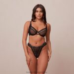 hr Lounge žene liberty balkon grudnjak & tange/gaćice set crno N0V4DZ24 donje rublje