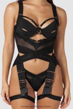 hr Lounge žene livia intimni set crno N0V4DZ565 donje rublje - Image 4