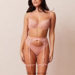 hr Lounge žene louise intimates set ružičasta N0V4DZ343 donje rublje - Image 5