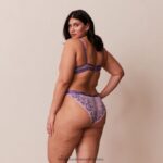 hr Lounge žene luksuzni balkonski grudnjak i tange/gaćice ljubičasta N0V4DZ18 donje rublje - Image 12