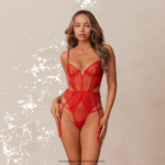 hr Lounge žene mila intimates bodi Crvena N0V4DZ339 donje rublje