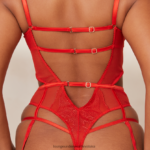 hr Lounge žene mila intimates bodi Crvena N0V4DZ339 donje rublje - Image 3