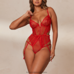 hr Lounge žene mila intimates bodi Crvena N0V4DZ339 donje rublje - Image 6