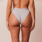 hr Lounge žene minimalne trokutaste gaćice od bambusa siva N0V4DZ412 donje rublje - Image 2