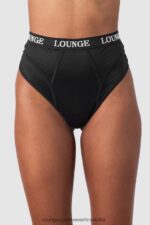 hr Lounge žene njegovati tange crno N0V4DZ358 donje rublje - Image 4