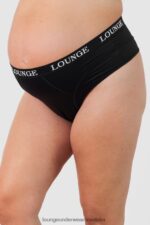 hr Lounge žene njegovati tange crno N0V4DZ358 donje rublje - Image 9