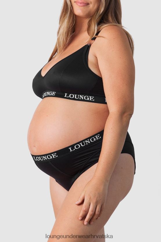 hr Lounge žene nurture set grudnjaka i tangi/gaćica za dojenje crno N0V4DZ225 donje rublje - Image 17