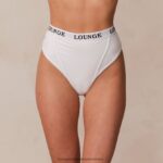 hr Lounge žene osnovne tange od bambusa bijela N0V4DZ384 donje rublje