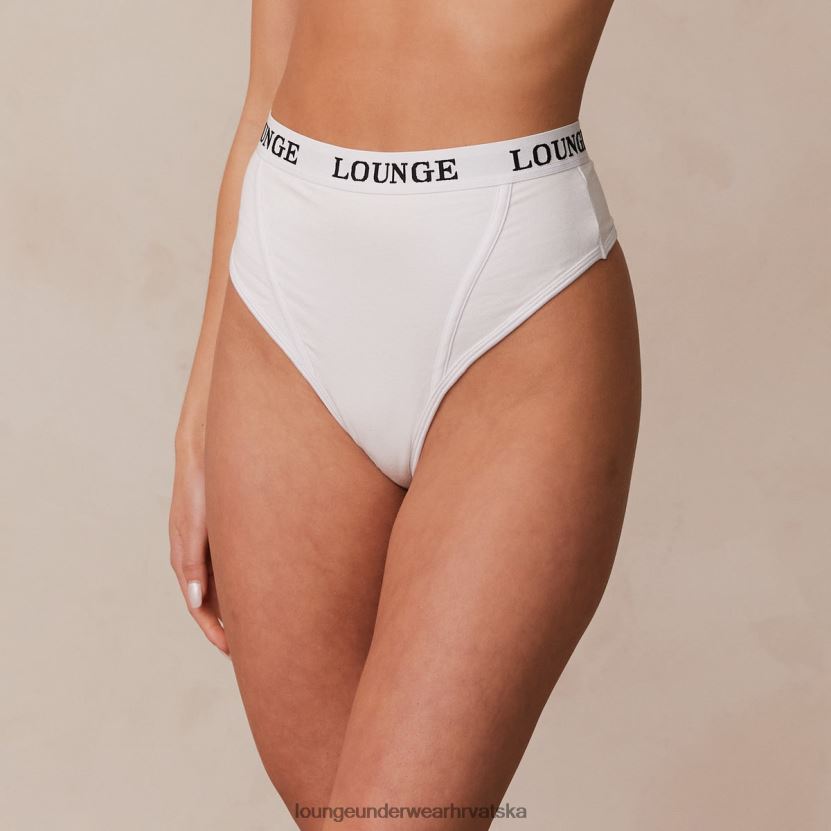 hr Lounge žene osnovne tange od bambusa bijela N0V4DZ384 donje rublje - Image 4