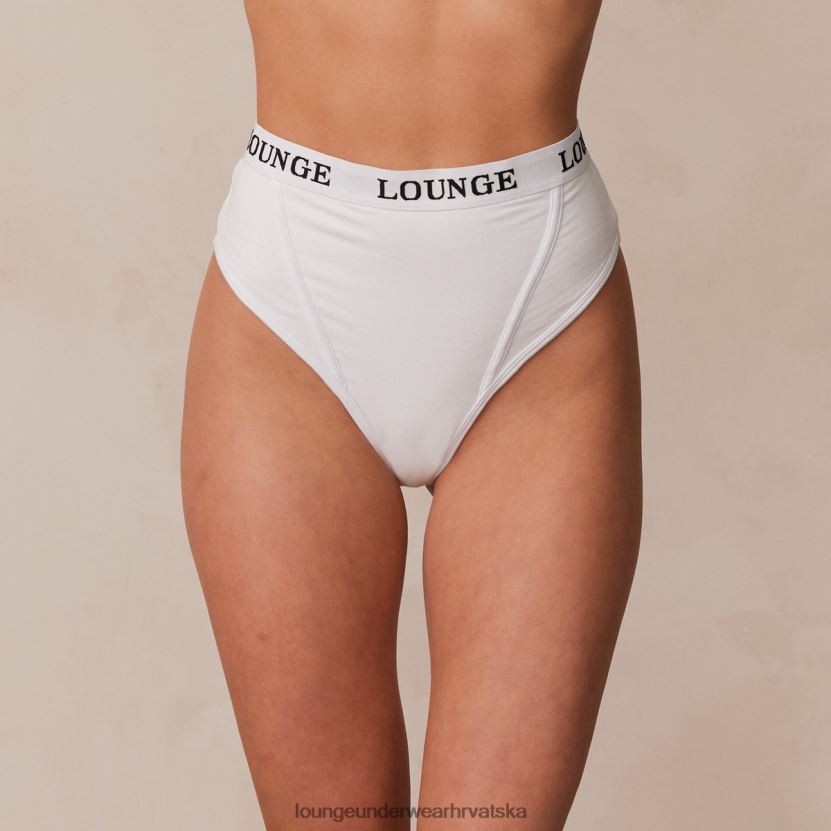 hr Lounge žene osnovne tange od bambusa bijela N0V4DZ384 donje rublje - Image 1