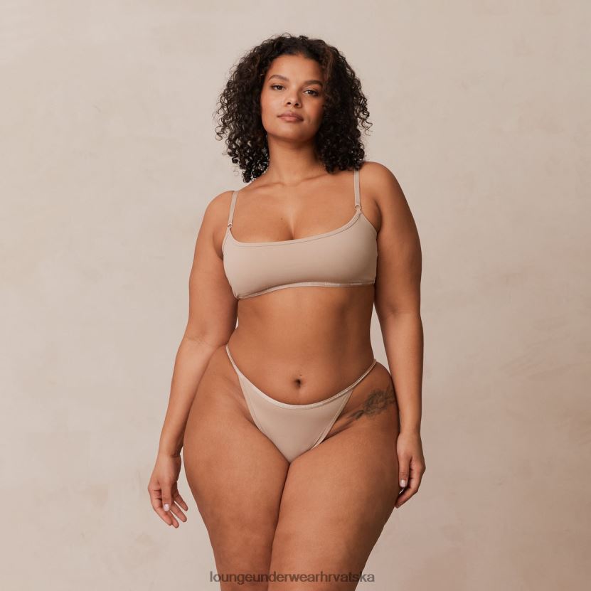hr Lounge žene osnovni set bralette i tangi/gaćica mink N0V4DZ180 donje rublje - Image 11