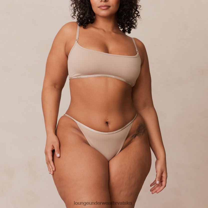 hr Lounge žene osnovni set bralette i tangi/gaćica mink N0V4DZ180 donje rublje - Image 14