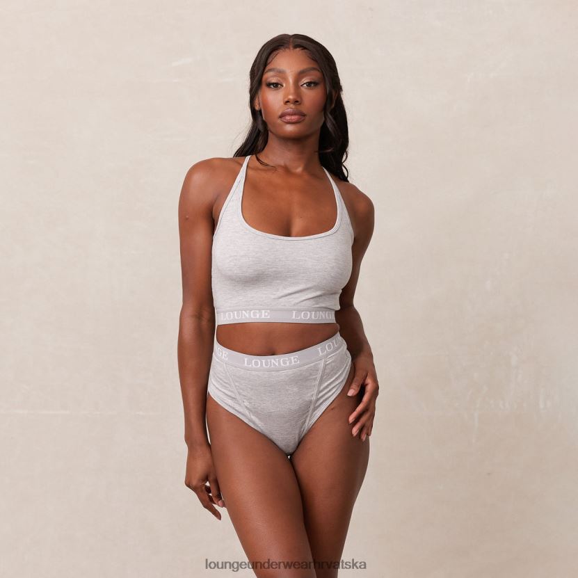 hr Lounge žene osnovni set bralette i tangi/gaćica od bambusa siva N0V4DZ219 donje rublje - Image 1