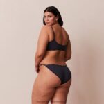 hr Lounge žene osnovni set bralette i tangi/gaćica plavi ugljen N0V4DZ179 donje rublje - Image 10