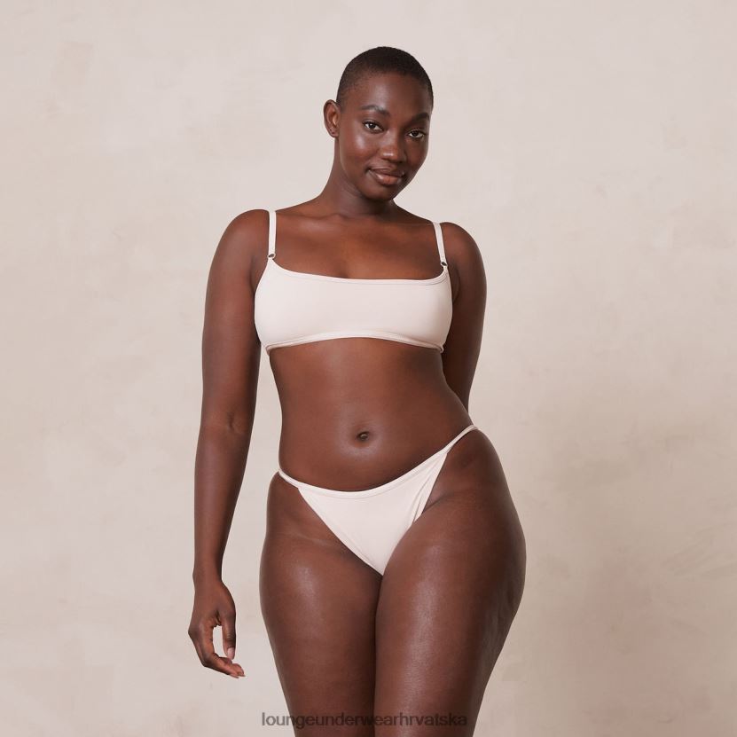 hr Lounge žene osnovni set bralette i tangi/gaćica ružičasta ruža N0V4DZ182 donje rublje - Image 11