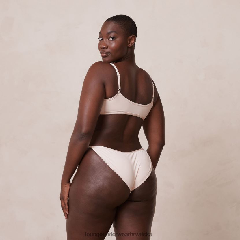 hr Lounge žene osnovni set bralette i tangi/gaćica ružičasta ruža N0V4DZ182 donje rublje - Image 12