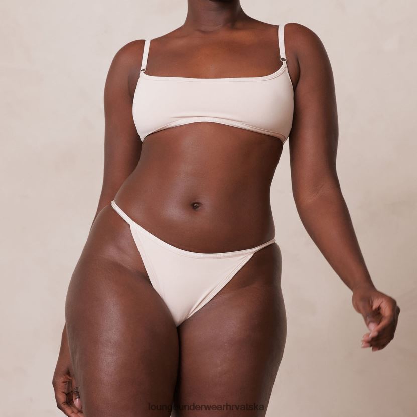 hr Lounge žene osnovni set bralette i tangi/gaćica ružičasta ruža N0V4DZ182 donje rublje - Image 14