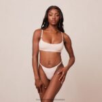 hr Lounge žene osnovni set bralette i tangi/gaćica ružičasta ruža N0V4DZ182 donje rublje