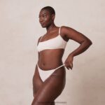hr Lounge žene osnovni set bralette i tangi/gaćica ružičasta ruža N0V4DZ182 donje rublje - Image 3