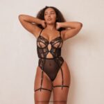 hr Lounge žene priya bodi crno N0V4DZ336 donje rublje - Image 3