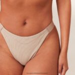 hr Lounge žene rebraste mindful gaćice mink N0V4DZ456 donje rublje - Image 3
