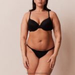 hr Lounge žene sculpt push-up t-shirt grudnjak i gaćice/gaćice crno N0V4DZ115 donje rublje - Image 11