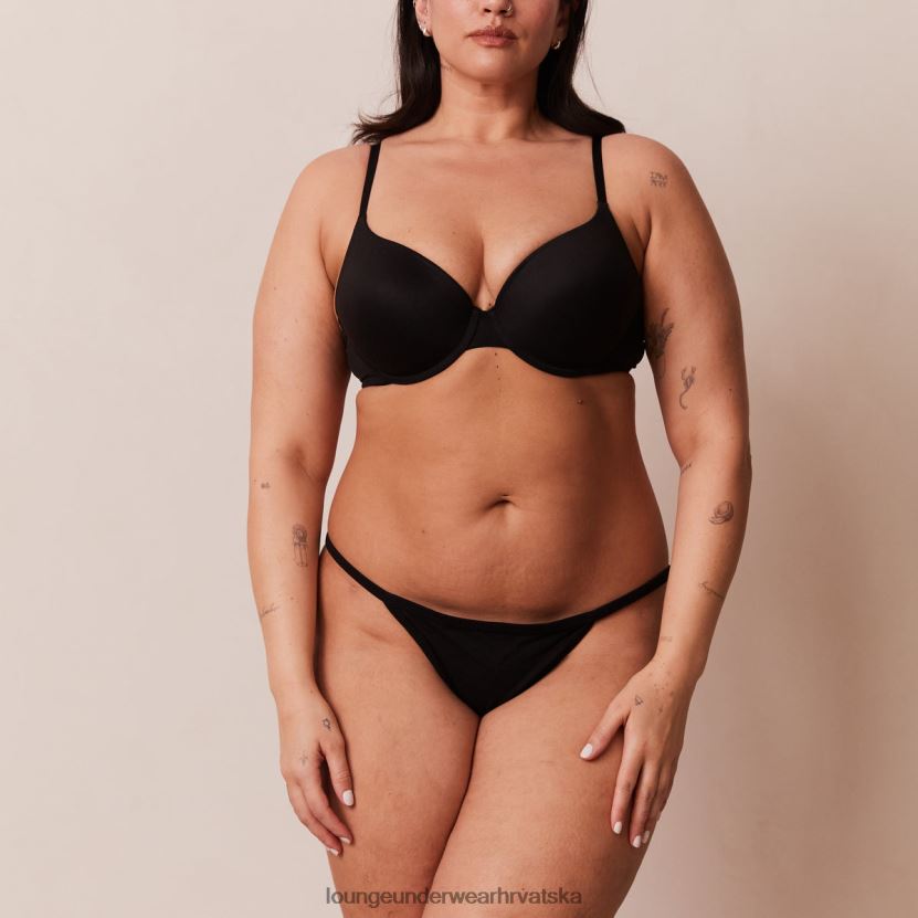 hr Lounge žene sculpt push-up t-shirt grudnjak i gaćice/gaćice crno N0V4DZ115 donje rublje - Image 11
