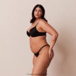 hr Lounge žene sculpt push-up t-shirt grudnjak i gaćice/gaćice crno N0V4DZ115 donje rublje - Image 3