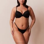 hr Lounge žene sculpt push-up t-shirt grudnjak i gaćice/gaćice crno N0V4DZ115 donje rublje - Image 5