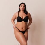 hr Lounge žene sculpt push-up t-shirt grudnjak i gaćice/gaćice crno N0V4DZ115 donje rublje - Image 9