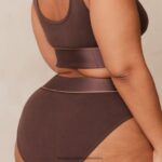 hr Lounge žene set bralette i gaćica čokolada N0V4DZ231 donje rublje - Image 4