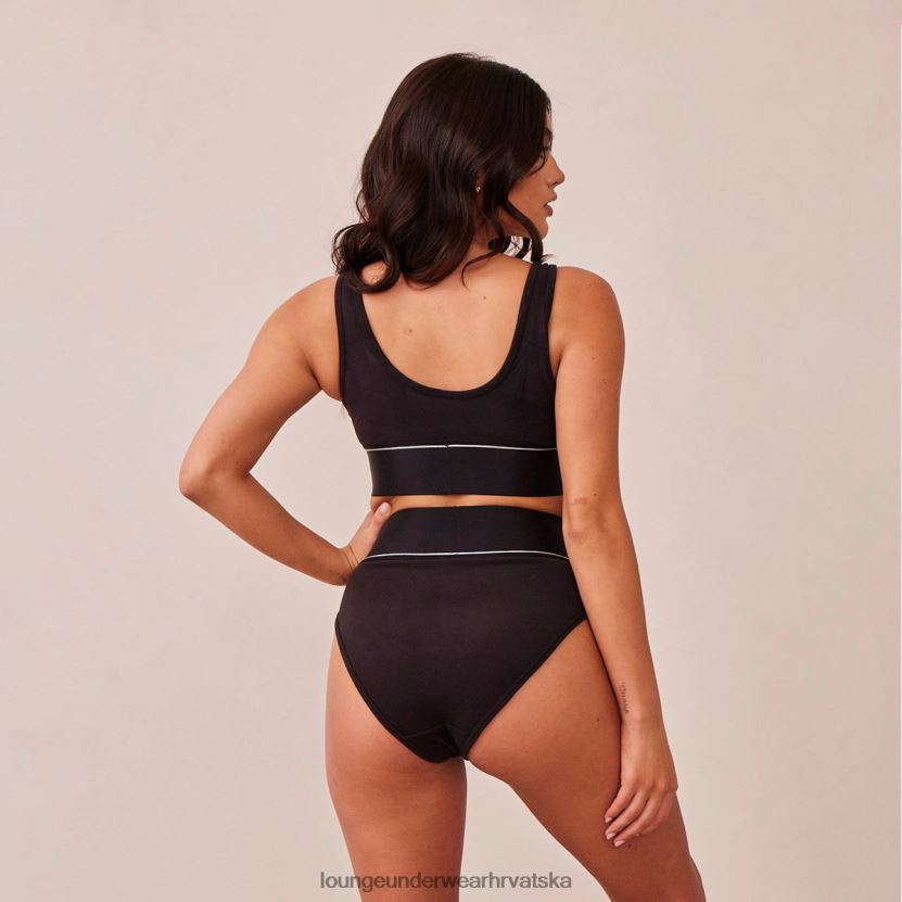 hr Lounge žene set bralette i gaćica crno N0V4DZ232 donje rublje - Image 2