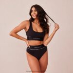 hr Lounge žene set bralette i gaćica crno N0V4DZ232 donje rublje
