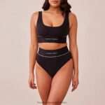 hr Lounge žene set bralette i gaćica crno N0V4DZ232 donje rublje - Image 5