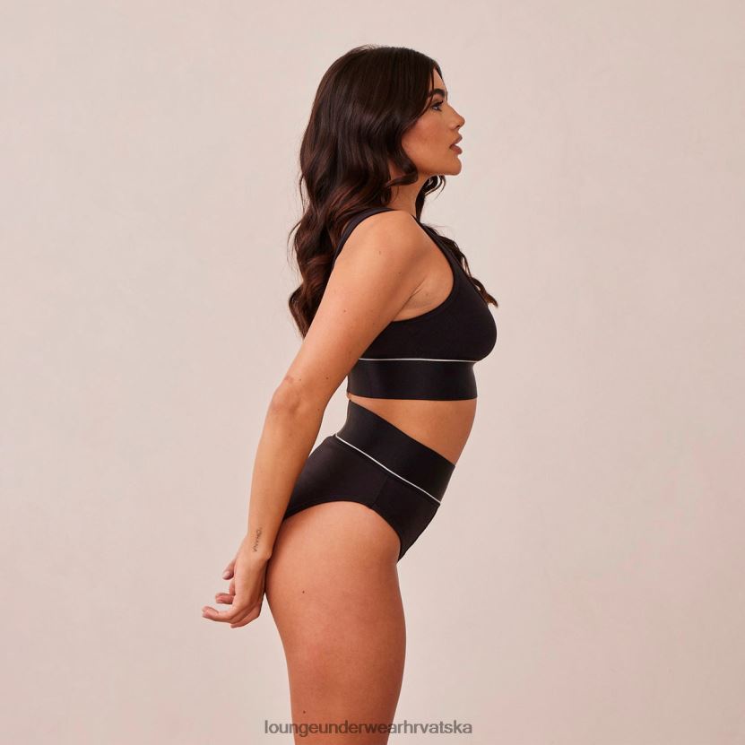 hr Lounge žene set bralette i gaćica crno N0V4DZ232 donje rublje - Image 7