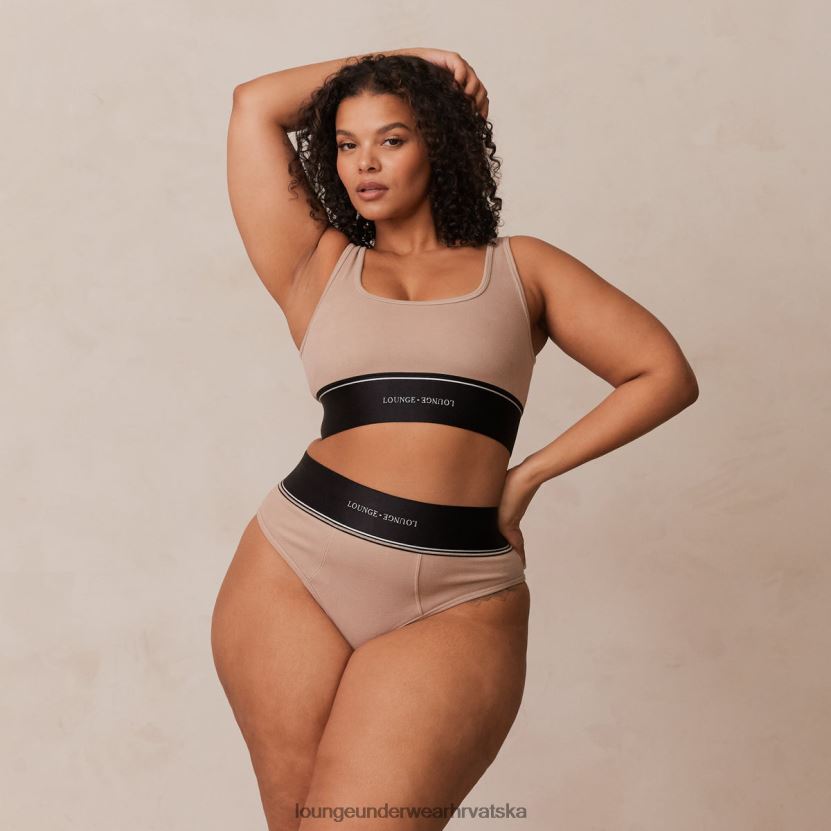 hr Lounge žene set bralette i gaćica mink N0V4DZ237 donje rublje - Image 9