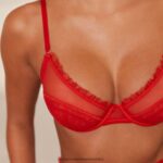 hr Lounge žene set intimnog rubina Crvena N0V4DZ340 donje rublje - Image 6