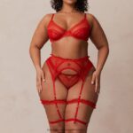 hr Lounge žene set intimnog rubina Crvena N0V4DZ340 donje rublje - Image 9