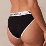 hr Lounge žene trokutaste gaćice od bambusa crno N0V4DZ429 donje rublje - Image 3