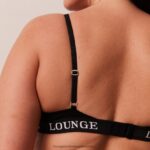 hr Lounge žene ultra udoban set grudnjaka i tangi s rebrastom majicom crno N0V4DZ64 donje rublje - Image 4