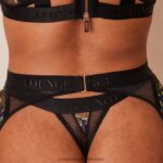 hr Lounge žene vita intimni set crno N0V4DZ648 donje rublje - Image 6