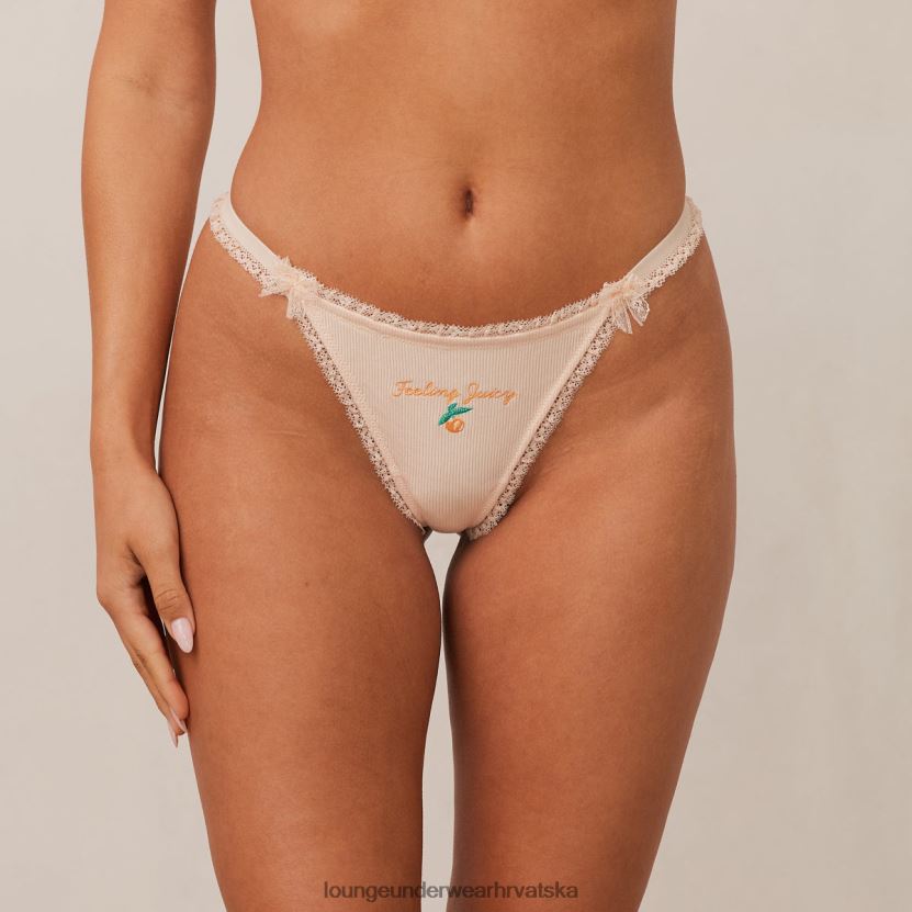 hr Lounge žene voćni 'osjećaj sočnosti' g-string breskva N0V4DZ535 donje rublje - Image 1
